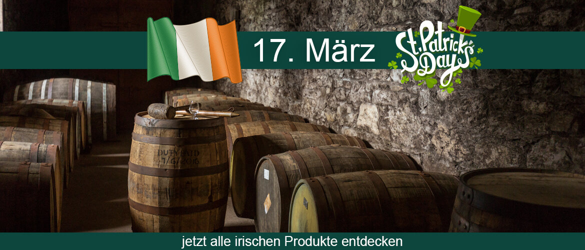 am 17.3. ist St. Patricks Day! - jetzt Irish Whiskey entdecken!